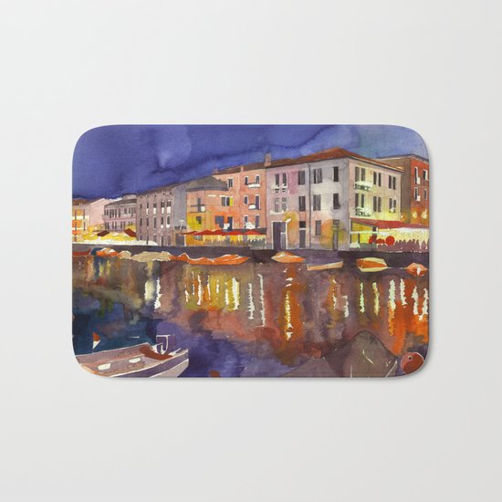 Night in Venice part 1 Bath Mat