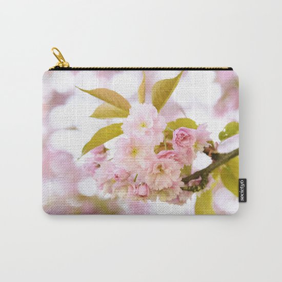 Sakura - Cherryblossom - Cherry blossom - Pink flowers on #Society6 Carry-All Pouch