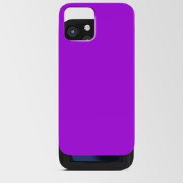 Neon Fluorescent Purple Simple Modern Collection iPhone Card Case