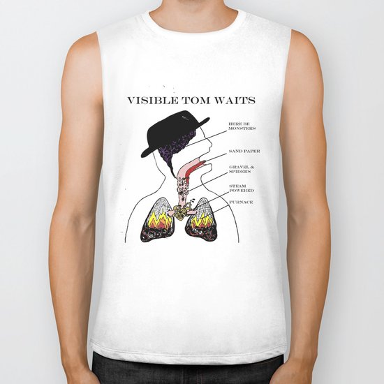 VISIBLE TOM WAITS Biker Tank