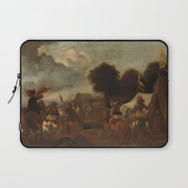 Army Camp, anonymous, 1625 - 1674 Laptop Sleeve