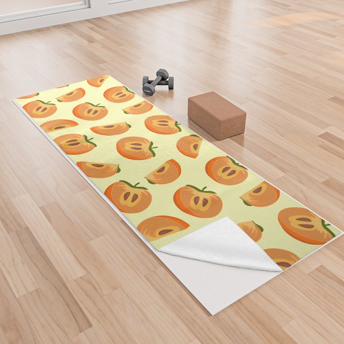 Peaches All Over Yoga Towel