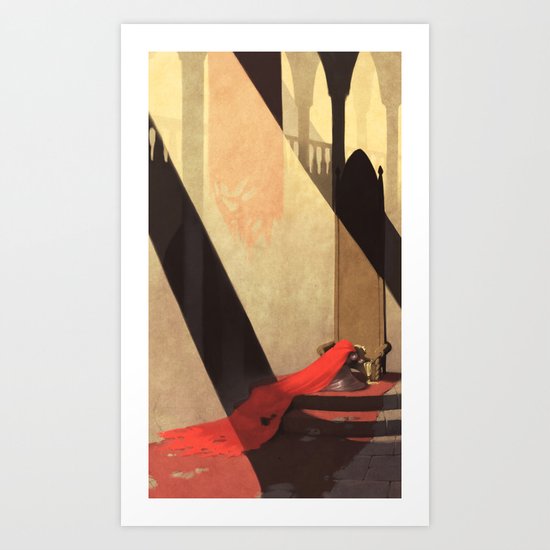 Lamentation of a Widowed Queen Art Print