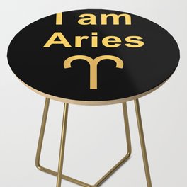 Aries Star Sign Gift Side Table