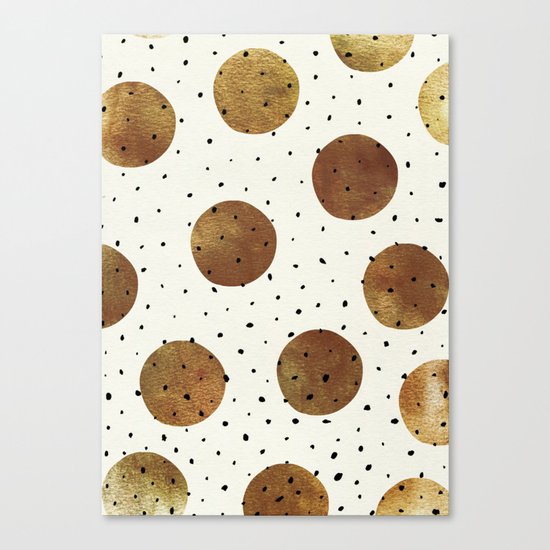 Mixed Dots Canvas Print