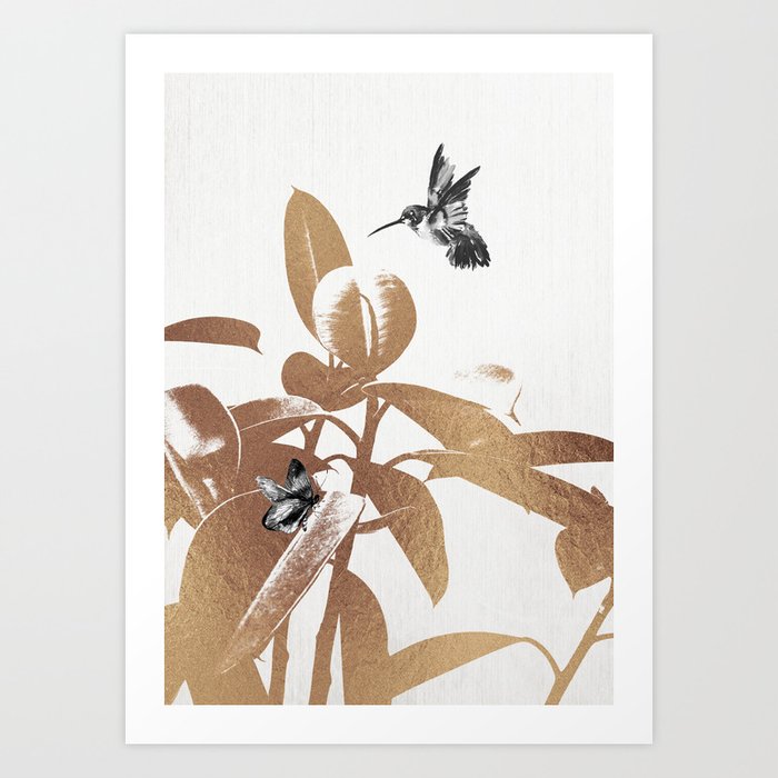 Fluttering Nature III Art Print