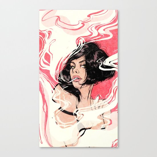 Smoke Canvas Print