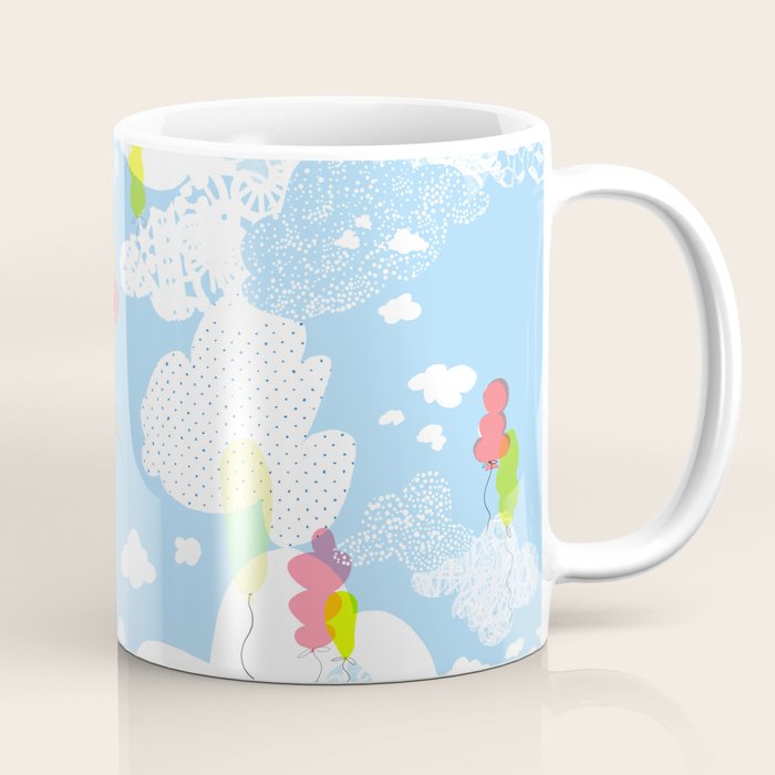 Flying Cat Coffee Mug