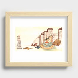 Reading Boy by Emily Winfield Martin Recessed Framed Print