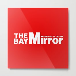 The Bay Miror Logo Metal Print