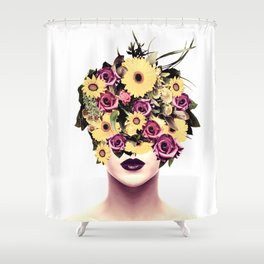 Flower Head Shower Curtain
