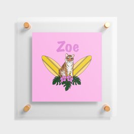 Zoe personalised gift Floating Acrylic Print