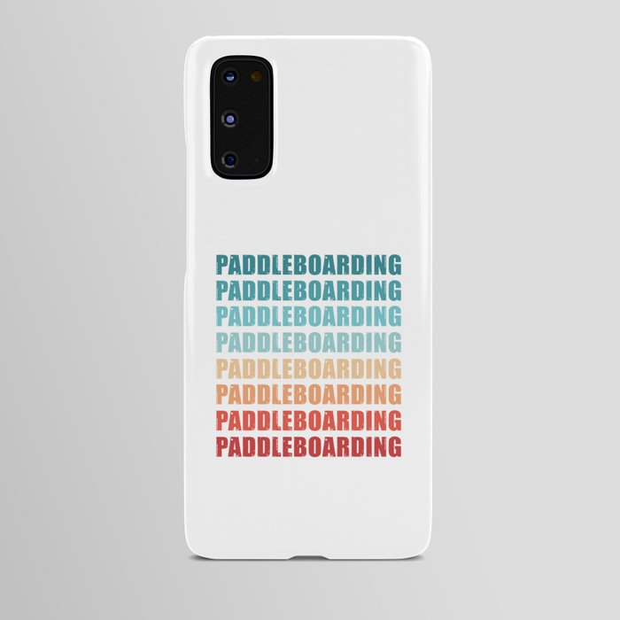 Retro Paddleboarding Vintage Gift Android Case