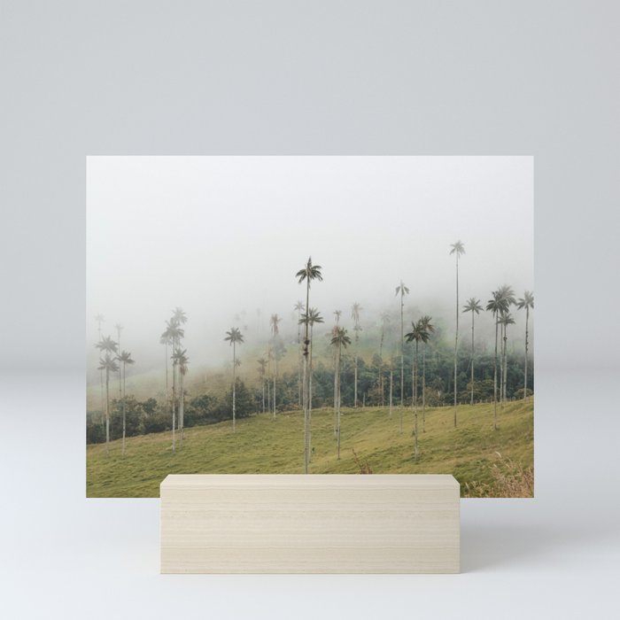 Palm trees mist | Travel Photo in Salento Colombia | Print Art Mini Art Print