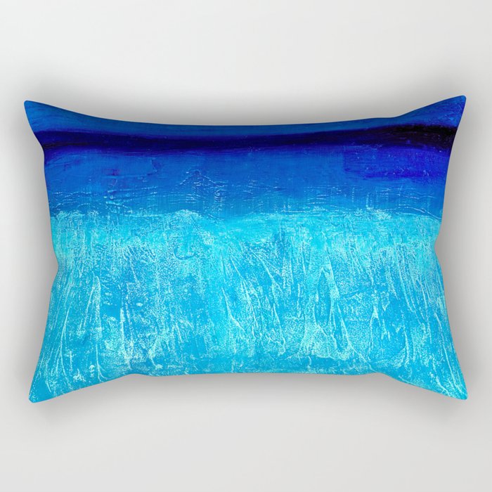 Blue Serenity Rectangular Pillow