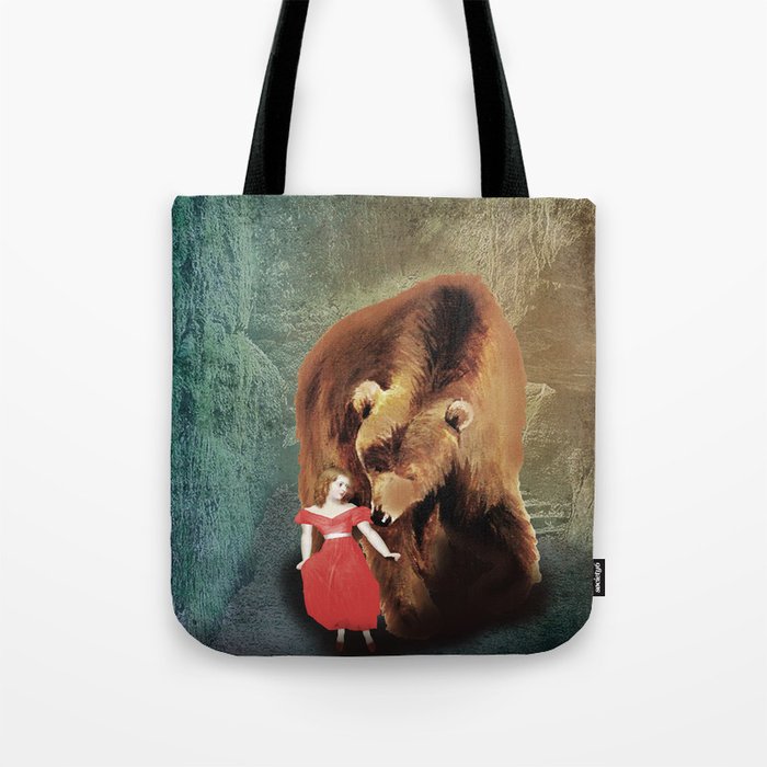 The girl and the beast Tote Bag