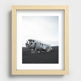 DC Plane Wreckage Recessed Framed Print