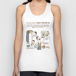 SWING SERIES: LINDY HOPPER #2 Unisex Tank Top