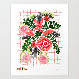 Fig bouquet Art Print