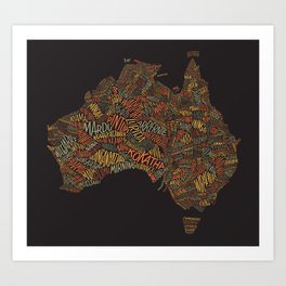 Indigenous Australia Art Print