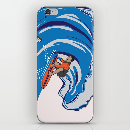 Pressing Waves iPhone & iPod Skin