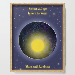 Shine with Kindness Serving Tray