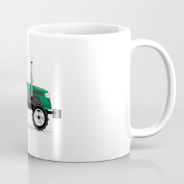 Green Isolated Tractor Mug