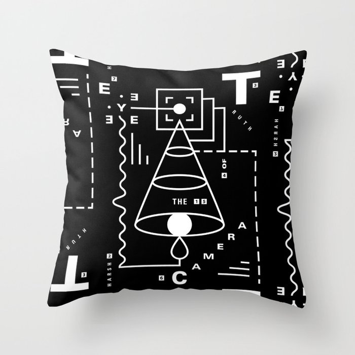 The Harsh Truth Of The Camera Eye Throw Pillow