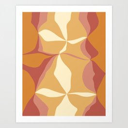 Modern Mango #1 - Abstract Art Print Art Print
