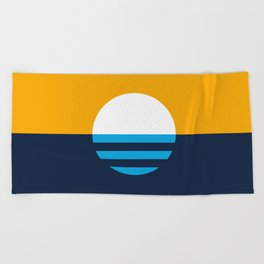 The People's Flag of Milwaukee Beach Towel