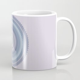 Inspirational Mandala in soft pastel colors of blue and lilac Coffee Mug