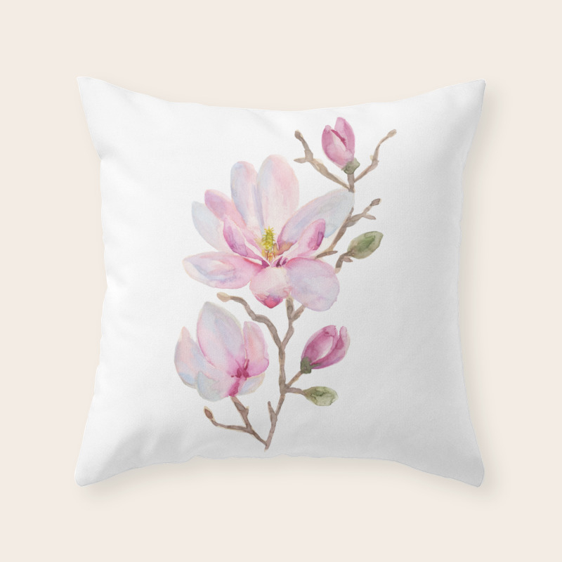 magnolia throw pillows