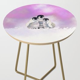 Three Siblings - Penguins  Side Table