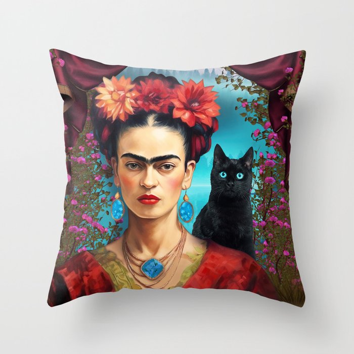 Frida Kahlo    Throw Pillow