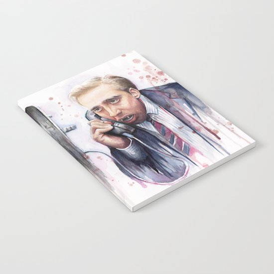 Nicolas Cage Vampire Meme Notebook