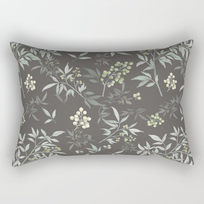 Green Bamboo surface pattern Rectangular Pillow