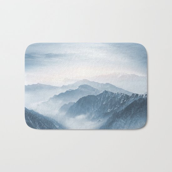 Cross Mountains Bath Mat