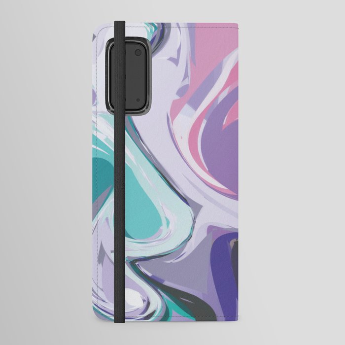 Pastel colors marble Android Wallet Case