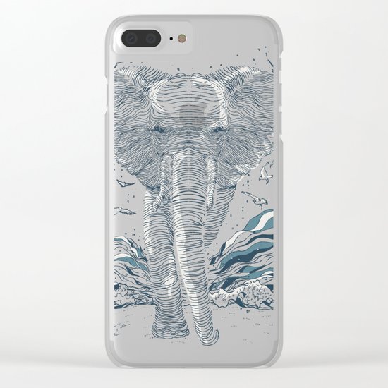 THE OCEAN SPIRIT Clear iPhone Case