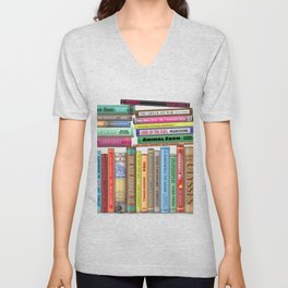 Banned Books V Neck T Shirt