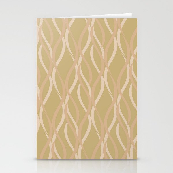 Geometric Weave 5 Stationery Cards
