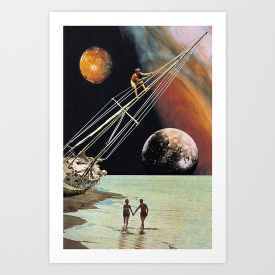 Set Sail for the Stars Art Print