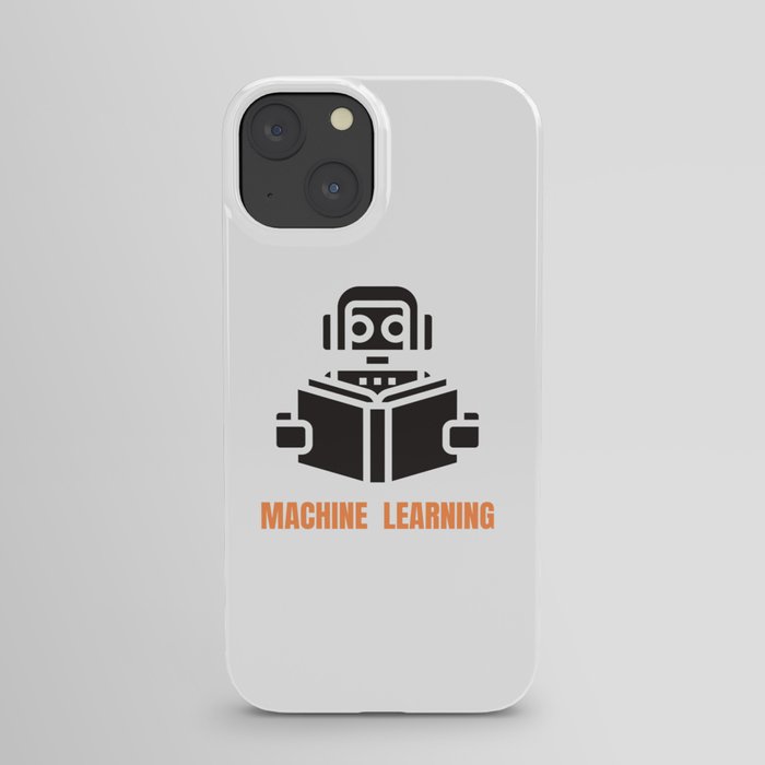 Machine Learning robot iPhone Case