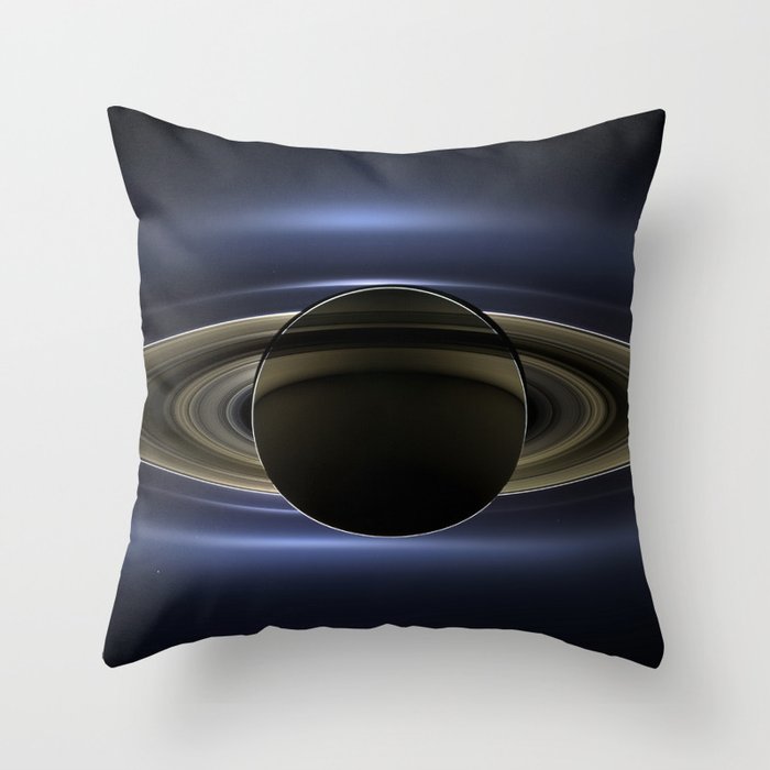 The Planet Saturn Throw Pillow