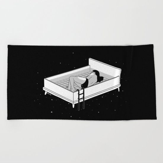 Bed for crying Beach Towel