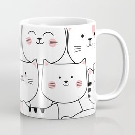 Full of cats, pattern, print. Perfect present for mom mother dad father friend him or her Coffee Mug