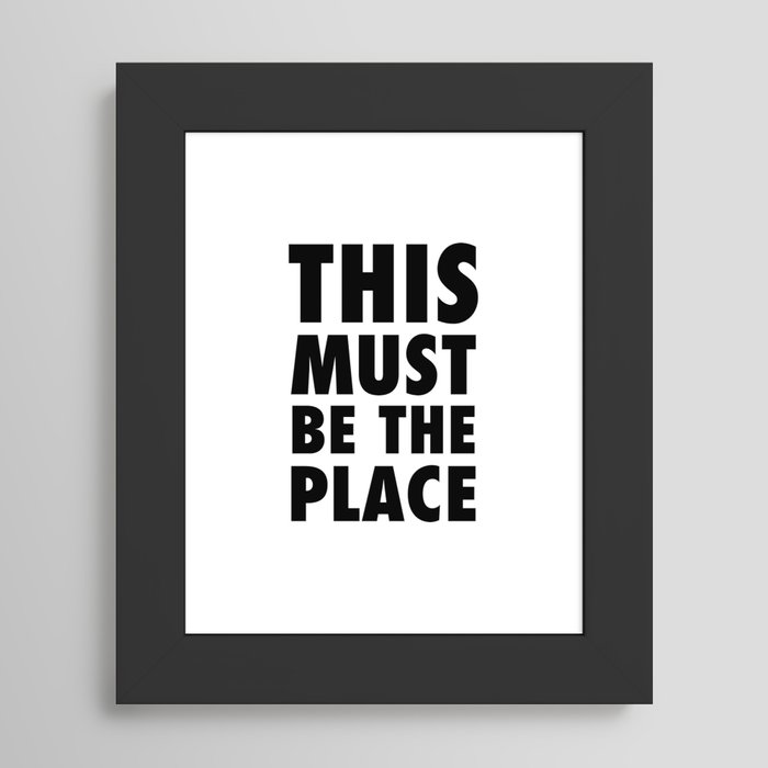 Framed Art Print