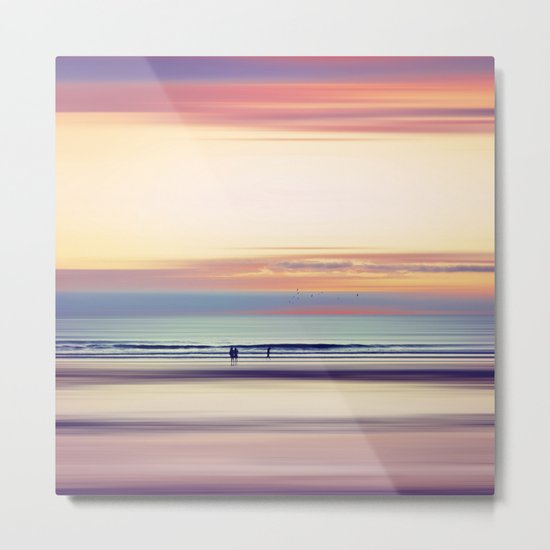 Pastel Horizons Metal Print