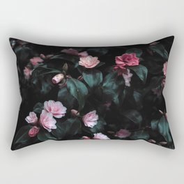 Natural Flower Pattern Rectangular Pillow