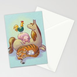 Zodiac Family Portrait Stationery Cards